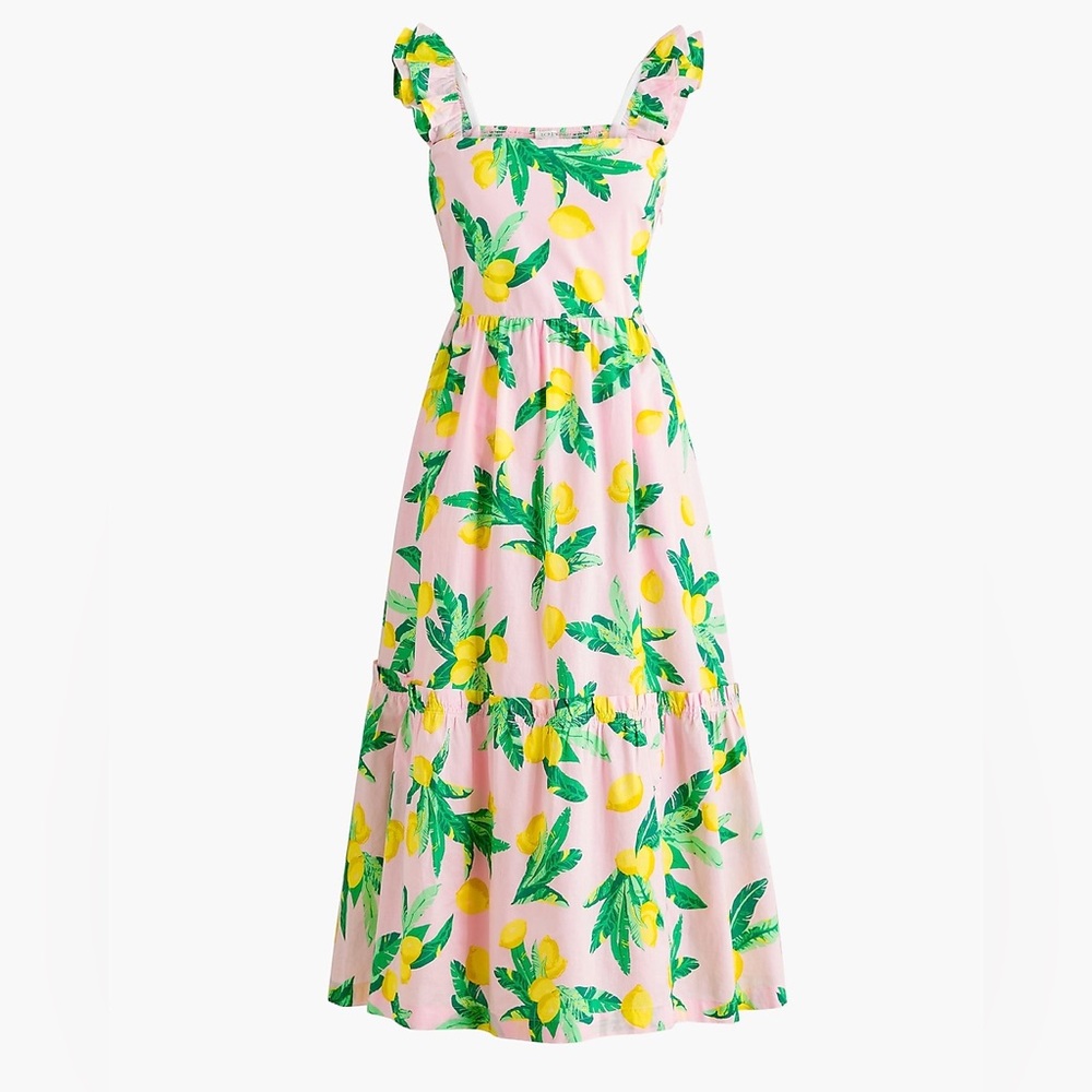 J Crew pink lemon dress
